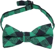 [Yardenfun] Adjustable Party Accessory Bow Ties St. Patrick's Day Tie Pre-Tied Costume Bow Tie for Boys and Girls Holiday Bow Tie Set