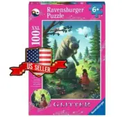 NEW (Dinged Box) Ravensburger 12988 Red Riding Hood and The Wolf 100 Pc Puzzle