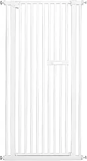 Melpet Dogs Safety Gate Extra Tall 150cm Pet Security Gate Retractable Safety Guard, Portable Extension Dog Fence Guard Adjustable Walk Through Door Stair Doorway Balcony (Short Handle)