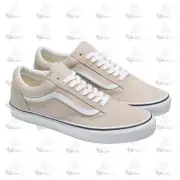 VANS Old Skool COLOR THEORY FRENCH OAK Black White Beige VN0005UFBLL1 Sneaker