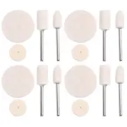 129 Pcs Polishing Wheel Polishing Tools Wool Felt Metal Buffing Buffing Pad