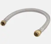 SharkBite 1/2" Push-to-Connect x 3/4" FIP x 18" SS - Water Heater Connector