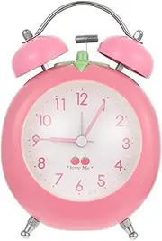Alarm Clock Alarm Clock Bedroom Aldult Small Tomato-Designed Abs Novel Travel Creative Bedside Alarm Clock Aqiong