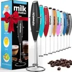 PowerLix Electric Milk Frother, Milk Frother Handheld Foamer with Stainless S...