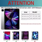 iPad Pro 11 Inch 2022/2021/2020/2018 (4th/3rd/2nd Gen) with Pencil Hol Case for
