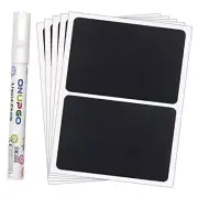 Chalkboard Pantry Labels, 48 Pack Large Chalkboard 4" x 6" 48 Pack Rectangles