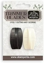 Stamperia - Trimmer Blades for Paper Trimmer, Great for Scrapbooking, Albums, Card Making, Bullet Journals and More, Set of 2, Perfect for Hobbies and Crafts (1 x Scoring, 1 x Cutting)