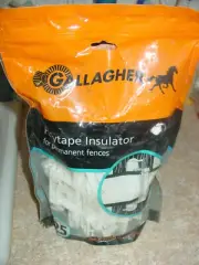 Gallagher Polytape Insulator for permanent fence, G66804 25/pack/5BAGS C