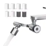 Splash-proof Sink Faucet Extender with Filter, Certified Reduce 99% Chlorine,...