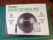 URBNFit Exercise Ball 65 Cm for Stability & Yoga Workout Guide Incuded Urban Fit