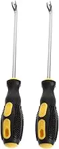 Uonlytech 2pcs Pry Nail Remover Upholstery Tack Puller Handle for Carpenters Electricians and Projects Resistant and