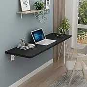Wall Mounted Folding Desk Multifunctional Floating Table for Kitchen Office Space Saving Wall Mounted Workstation for Laptop Wall Table for Small Spaces