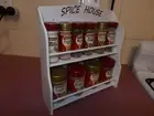 Spice Rack 10 to 14 jar SPICE HOUSE IN White New Design ( made in OZ )