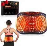 Red Light Therapy Belt & Back Massager for Pain Relief, Infrared Light Therapy