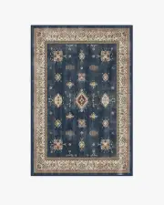 120' x 185' | Machine Washable Runner Rug | Kid & Pet Friendly | Indoor Rug | Verena Sapphire Rug | Ruggable