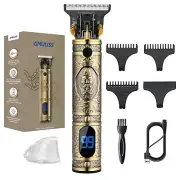 AMULISS Professional Mens Hair Clippers Zero Gapped Cordless Hair Trimmer Pro...