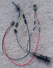 Solderless Wiring KIT for ACTIVE EMG Pickup 1V NoT Long Jack 9v Ibanez **NEW**