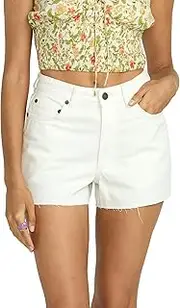 [BILLABONG] Women's Slim Fit High Tides Cotton Denim Shorts (24-31)