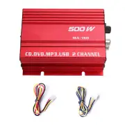 MA-150 Power Amplifier 500W DC9V-14V 2-Channel Stereo Audio HiFi Bass Car Home