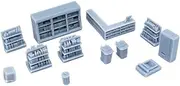 Outland Models Railway Scenery Market/Store Interior Accessories Set 1:160 N Scale