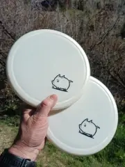 Innova Star Pig Pair(2) Limited Run Mini Pig White w/Black Foil 173.6 & 174.1