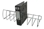 Office Supply Co: 8 Slot File Tidy Silver