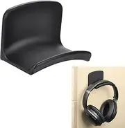 Neetto Headphone Hanger Holder Wall Mount, Headset Hook Under Desk, Universal Adhesive Stand for Sennheiser, Sony, Bose, Beats, AKG, Audio-Technica, Gaming Headphones, Earphones, Cables - HS907