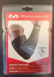 McDavid Hex Shooter Arm Sleeve Single Medium Elbow Measurement 9.5 - 11"
