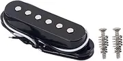 Mikinona Single Coil Pickup Black Metal Humbucker for Electric Guitar Easy to Install Guitar Accessory with Fixed Circuit Board for Sound and