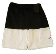 NIKE AIR JORDAN JUMPMAN MESH SHORTS BOYS [SIZE LRG 12-13] BLK/WHT/RED 955049-023