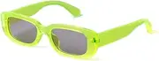 [WNCKSQ] Fashion Vintage Rectangle Sunglasses Women Frame Sun Glasses Lens Shades Eyewear UV400 Female