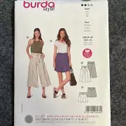 Burda 6138 Pattern STYLE ~ Misses Size 8-18 SHORTS PANTS