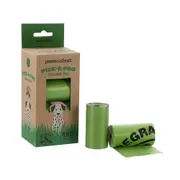 120pc Paws & Claws Pick-A-Poo Unscented Degradable Dog Poop/Litter Eco Waste Bag