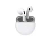 Wireless Headset TWS Headphones Air Pro 6 with Mic Fone Bluetooth Earphones Sport Earbuds Pro6 Earphone for Apple iPhone Xiaomi Huawei - White