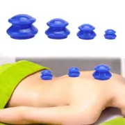 4pcs Silicone Vacuum Cupping Moisture Absorber Ventouse Anti Cellulite Thera ADS