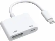 [Apple Mfi Certified] Apple Lightning to HDMI Adapter, 1080P Iphone to HDMI Adap