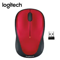 在飛比找PChome24h購物優惠-【Logitech 羅技】M235n 無線滑鼠 紅色