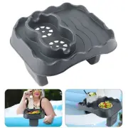 Grey)Hot Tub Table Tray With Drain Holes Anti Slip Adjustable Hot Tub Side NY BX