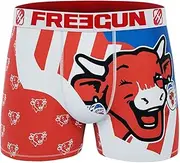 [FREEGUN] La Vache Qui rit Men's Microfibre Boxer Shorts, Hall 2, M