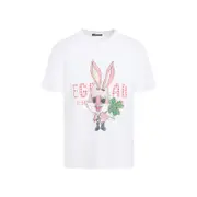 [Egonlab] Egonlab-Off White Cotton Lapinou Tee Shirt-Uomo L STAND