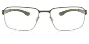 Ic! Berlin M1660 MB 13 Graphite Men's Glasses Grey Size 54 - Private Health Rebate - Blue Light Block Available