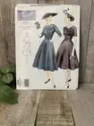Vintage Vogue V308 Original 1951 Design Dress Pattern SZ 14 Uncut