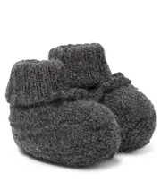 [Bonpoint] Bonpoint Baby Telse alpaca wool booties