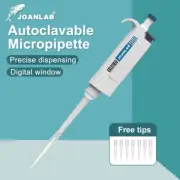 Laboratory Pipette Autoclavable Digital Adjustable Micropipette Lab Equipment wi