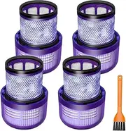 4Pcs Post Hepa Filter for Dyson V10 Slim Fluffy DIGITAL SLIM SV18 Robotic Vacuum Cleaner Accessories