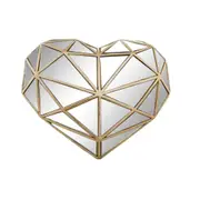 Decorative Figure Dkd Home Decor 26 x 5 x 21 Cm Heart Golden