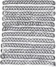 [zhenzhenhao] Tattoo Choker Necklace Set 12PC - 90s Accessories Old School 2000s Jewelry - Stretchy Black Collar - One Size Women Teen Girl