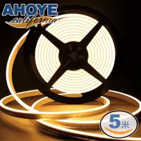 在飛比找PChome24h購物優惠-【Ahoye】DC12V防水無燈珠LED燈條 (5米-暖白光