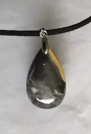 38ct 100% Natural Unique Bumble Bee Jasper Pendant Indonesia