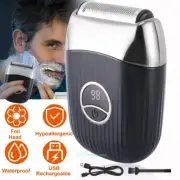 Men's Electric Shaver Trimmer Razor Rechargeable Hair Beard Shaving Machine Xmas